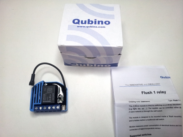Découverte des modules encastrables Qubino : le module 1 relais