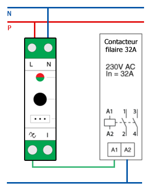 Utiliser le module rail DIN de Qubino avec un relais de puissance