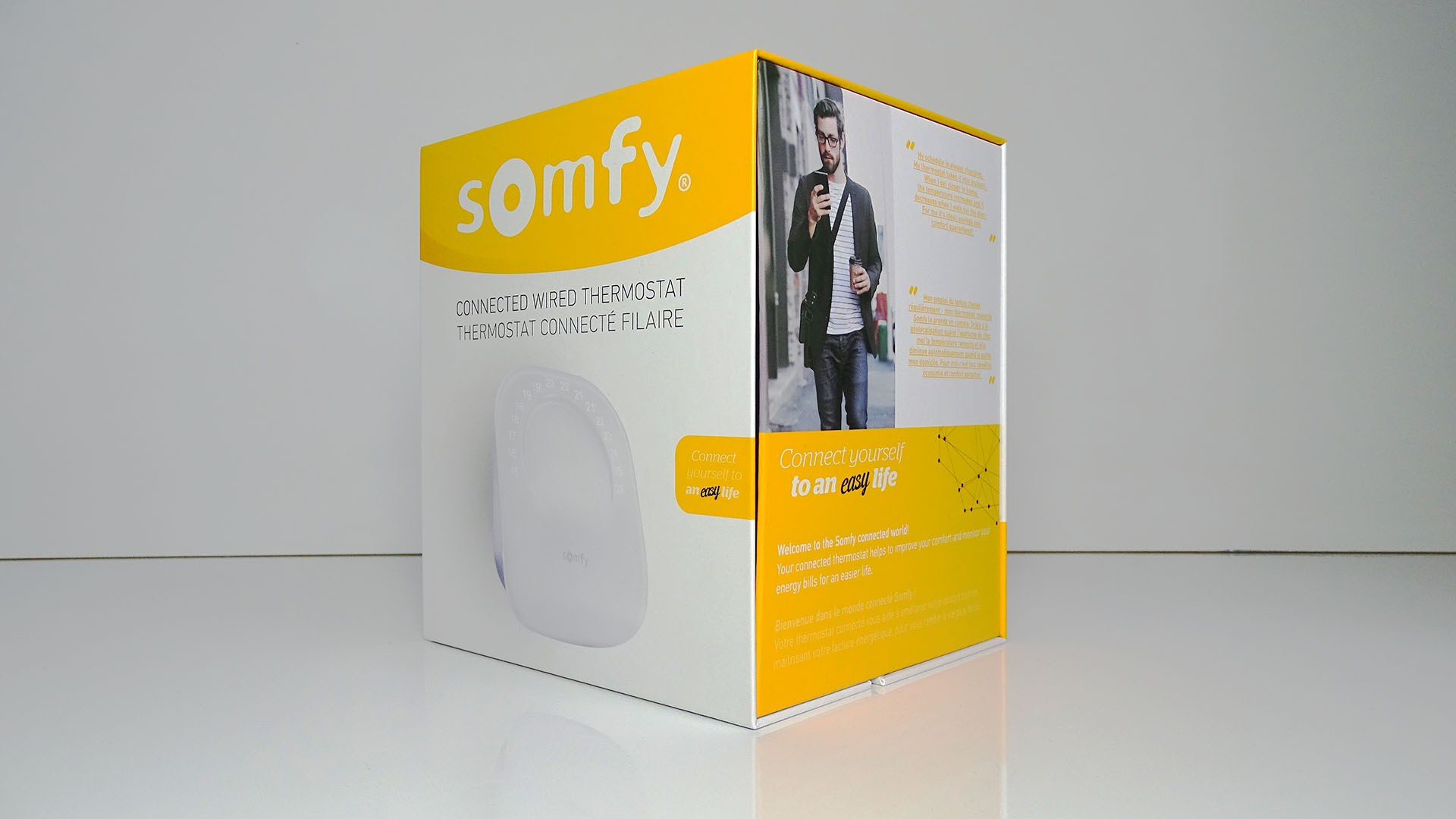 Test d’un thermostat filaire et connecté par Somfy !