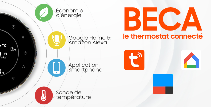 Beca, le thermostat WiFi compatible IFTTT, Google Home et Alexa