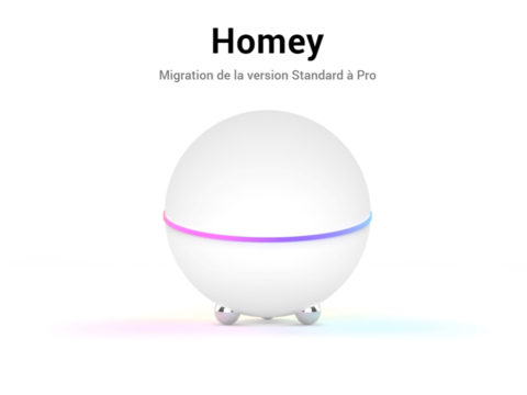 Migration de la version Homey standard à la Pro