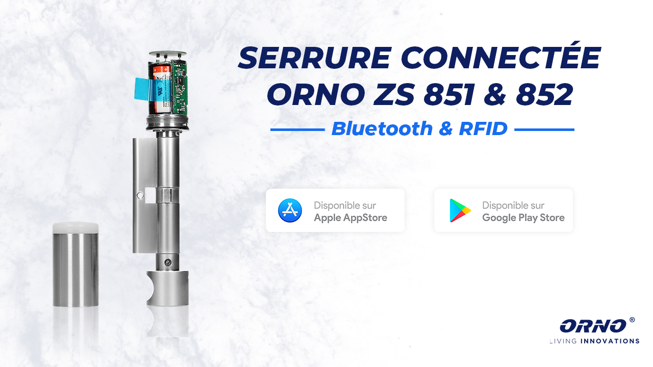 Présentation de la serrure connectée RFID et Bluetooth Orno ZS