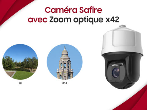 Safire, une caméra motorisée avec zoom optique x42 et Intelligence artificielle