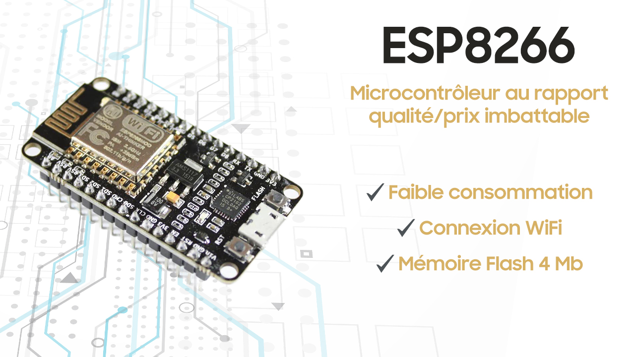 ESP8266 un microcontrôleur au rapport qualité prix imbattable