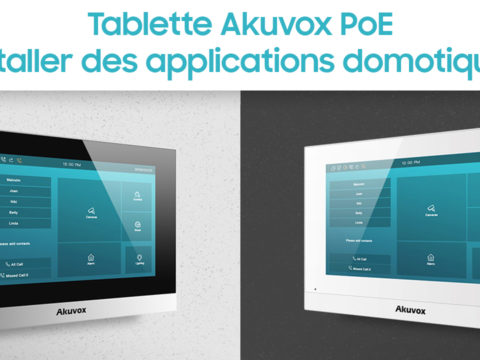 Installer les applications eedomus et fibaro sur une tablette AKUVOX POE