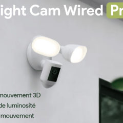 RING Floodlight Cam Wired Pro, la caméra avec système d’éclairage
