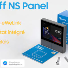 Sonoff NS Panel, l’interrupteur WiFi avec écran tactile intégré