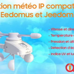 Découverte de la station météo IP de IQTRONIC compatible Jeedom et eedomus